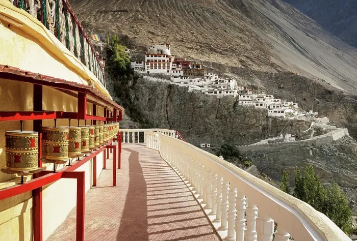 Framed Print : Diskit Monastery, Nubra Valley, Ladakh, India, 2023. Creator: Peter Thompson Framed Print : Diskit Monastery, Nubra Valley, Ladakh, India, 2023. Creator: Peter Thompson
