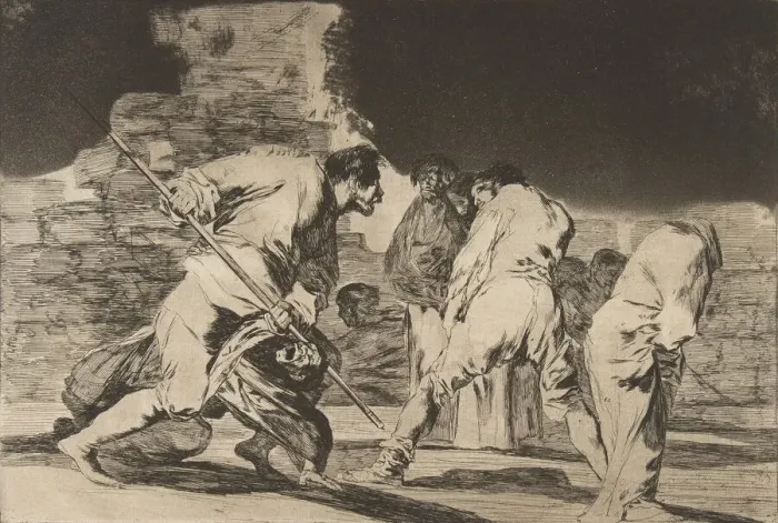 Framed Print : Disparates (Los Proverbios), ca. 1816-23 (published 1864). Creator: Francisco Goya Framed Print : Disparates (Los Proverbios), ca. 1816-23 (published 1864). Creator: Francisco Goya