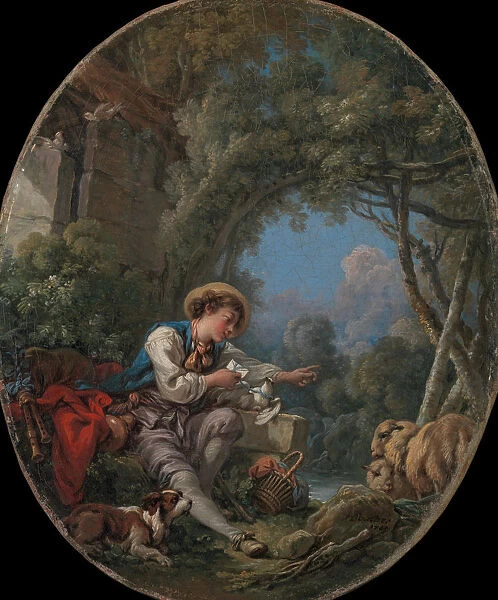 The Dispatch of the Messenger, 1765. Creator: Francois Boucher