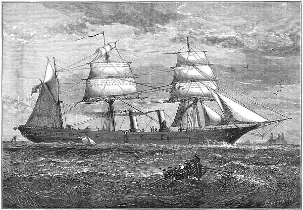 Dispatch vessel HMS Iris, c1880