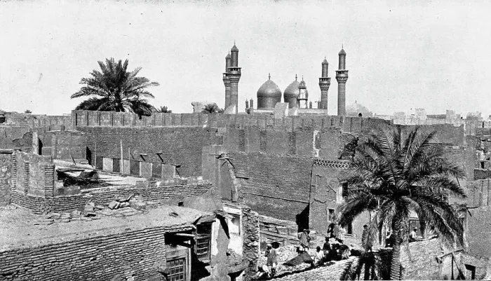 Framed Print : Distant Fronts, In Mesopotamia; The mosque of Kadhimiya, in Baghdad, 1917. Creator: Unknown Framed Print : Distant Fronts, In Mesopotamia; The mosque of Kadhimiya, in Baghdad, 1917. Creator: Unknown