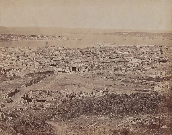 Distant View of the Arsenal, 1855-1856. Creator: James Robertson