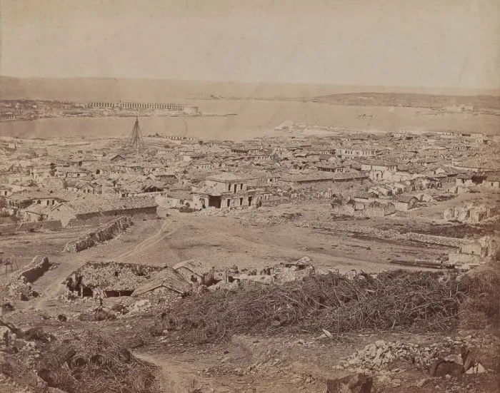 Framed Print : Distant View of the Arsenal, 1855-1856. Creator: James Robertson Framed Print : Distant View of the Arsenal, 1855-1856. Creator: James Robertson