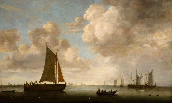 Distant View Of The Dutch Coast, 1660. Creator: Justus Verwer