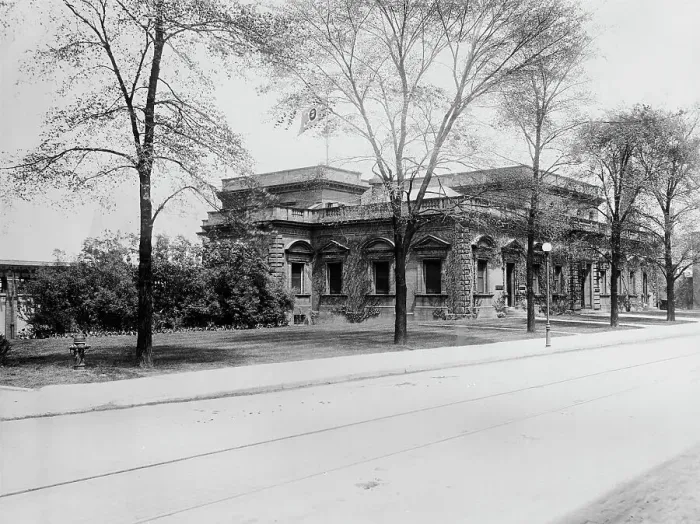 Framed Print : Distillery offices, Hiram Walker & Sons, Ltd. south front, Walkerville, Ont. between 1900 and 1920 Creator: Unknown. Distillery offices, Hiram Walker & Sons, Ltd. south front, Walkerville, Ont. between 1900 and 1920 Creator: Unknown Framed Print : Distillery offices, Hiram Walker & Sons, Ltd. south front, Walkerville, Ont. between 1900 and 1920 Creator: Unknown. Distillery offices, Hiram Walker & Sons, Ltd. south front, Walkerville, Ont. between 1900 and 1920 Creator: Unknown
