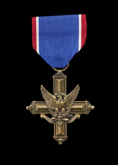 Framed Print : Distinguished Service Cross and ribbon issued to Lewis Broadus, Awarded 1906; issued 2006 Framed Print : Distinguished Service Cross and ribbon issued to Lewis Broadus, Awarded 1906; issued 2006