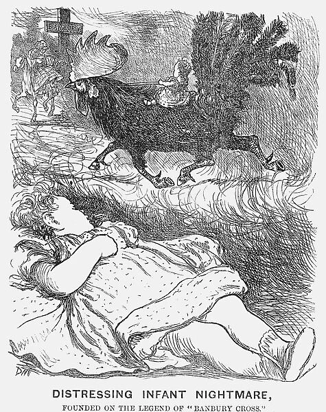 Distressing Infant Nightmare, 1865. Artist: George du Maurier