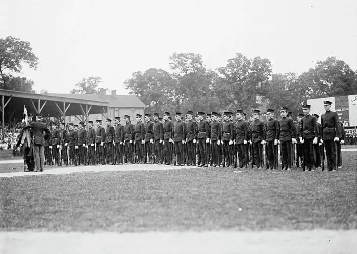 Framed Print : District of Columbia Public Schools, High School Cadets; Drilling, 1911. Creator: Harris & Ewing. District of Columbia Public Schools, High School Cadets; Drilling, 1911. Creator: Harris & Ewing Framed Print : District of Columbia Public Schools, High School Cadets; Drilling, 1911. Creator: Harris & Ewing. District of Columbia Public Schools, High School Cadets; Drilling, 1911. Creator: Harris & Ewing