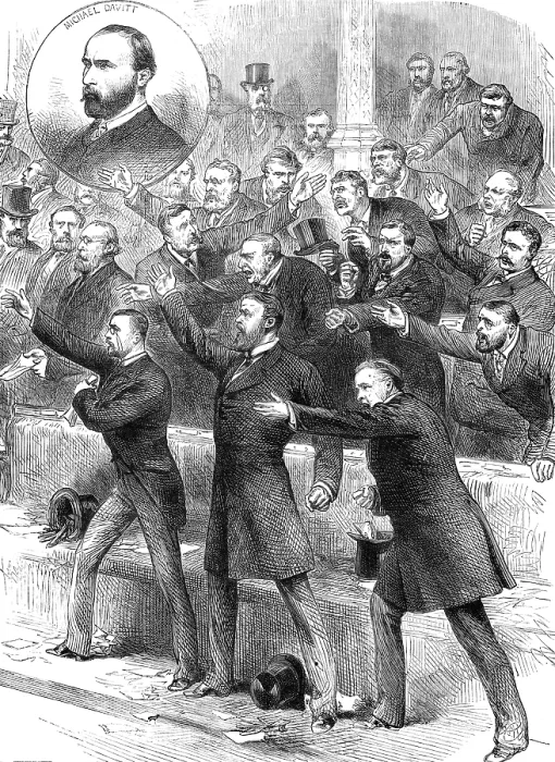 Framed Print : Disturbed Parliament: 'the Home-Rulers stood up, and...with raised hands, shouted Privilege'' Framed Print : Disturbed Parliament: 'the Home-Rulers stood up, and...with raised hands, shouted Privilege''