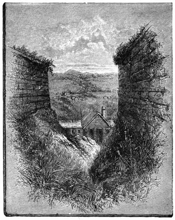 Framed Print : Ditch and ramparts, Quebec, Canada, late 19th century Framed Print : Ditch and ramparts, Quebec, Canada, late 19th century