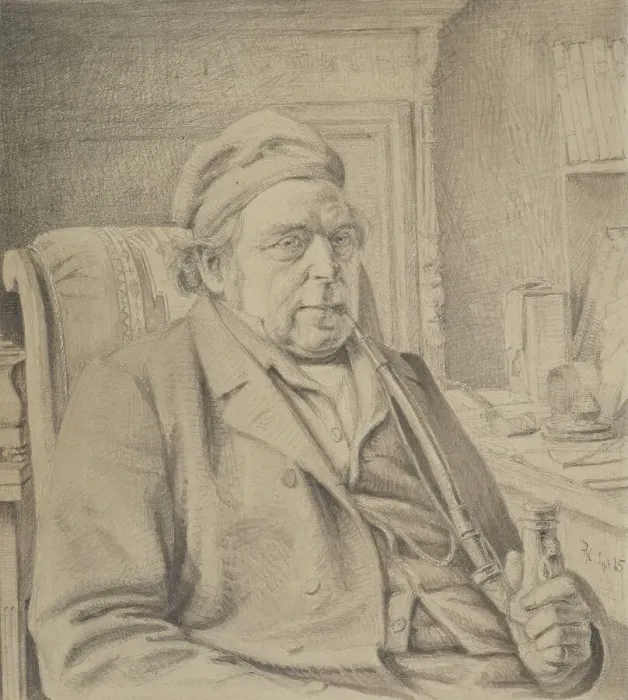 Framed Print : Ditlev Gothard Monrad, 1865. Creator: Pietro Krohn Framed Print : Ditlev Gothard Monrad, 1865. Creator: Pietro Krohn
