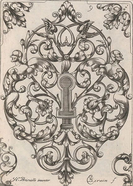 Diverses Pieces de Serruriers, page 10 (recto), ca. 1663. Creator: Jean Berain