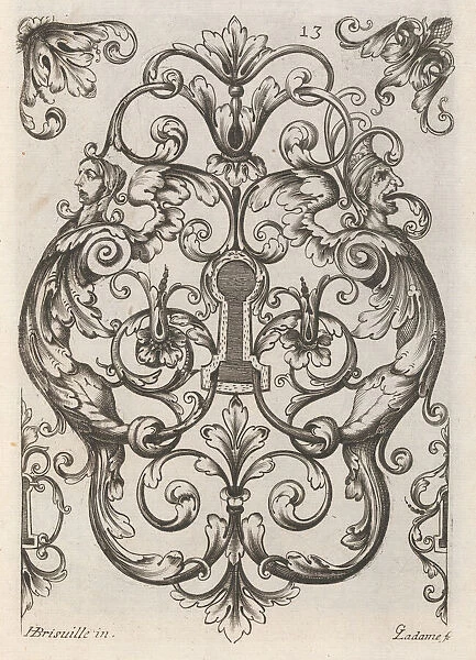 Diverses Pieces de Serruriers, page 14 (recto), ca. 1663. Creator: Jean Berain