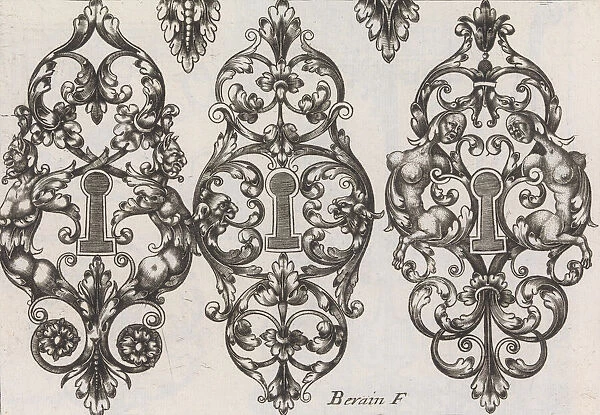 Diverses Pieces de Serruriers, page 5 (recto), ca. 1663. Creator: Jean Berain