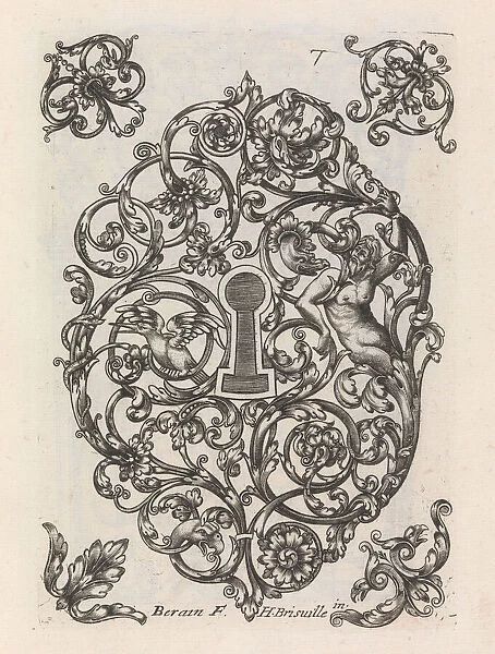 Diverses Pieces de Serruriers, page 8 (recto), ca. 1663. Creator: Jean Berain