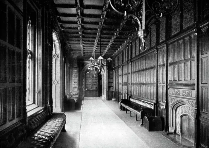 Framed Print : The Division Lobby, House of Commons, Westminster, London, 1926 Framed Print : The Division Lobby, House of Commons, Westminster, London, 1926