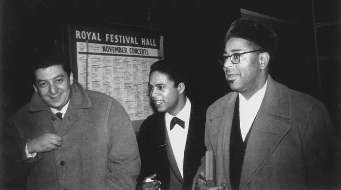 Framed Print : Dizzy Gillespie Backstage Royal Festival Hall, 1963. Creator: Brian Foskett Framed Print : Dizzy Gillespie Backstage Royal Festival Hall, 1963. Creator: Brian Foskett