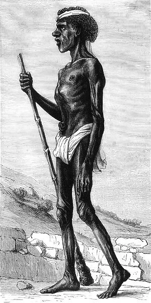 The Djangâl, a Savage of the Sirgouja, c1891. Creator: James Grant