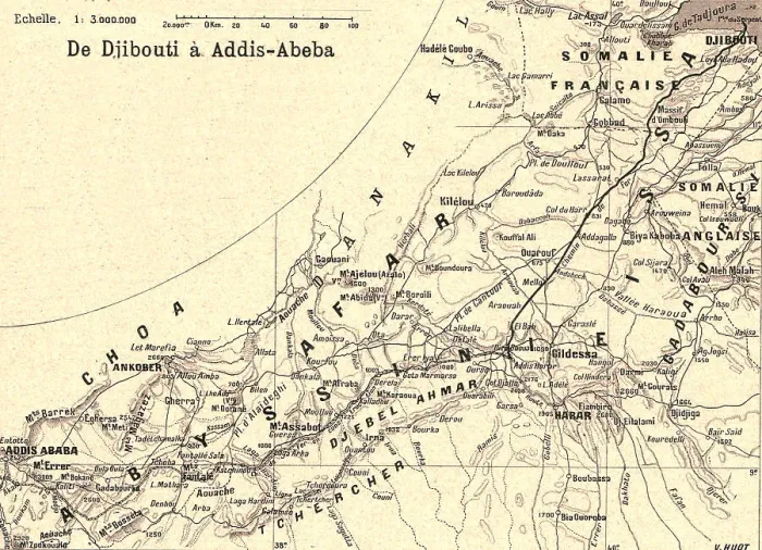 Framed Print : De Djibouti a Addis-Abeba; Le Nord-Est Africain, 1914. Creator: Unknown Framed Print : De Djibouti a Addis-Abeba; Le Nord-Est Africain, 1914. Creator: Unknown