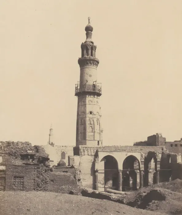 Framed Print : Djirdjeh, Mosquee en Ruines Sur le Bord du Nil, 1851-52, printed 1853-54 Framed Print : Djirdjeh, Mosquee en Ruines Sur le Bord du Nil, 1851-52, printed 1853-54