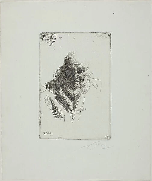 Djos Mats, 1911. Creator: Anders Leonard Zorn