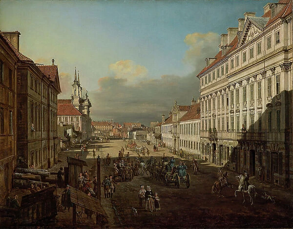 Dluga Street, Warsaw, 1777. Creator: Bellotto, Bernardo (1720-1780)