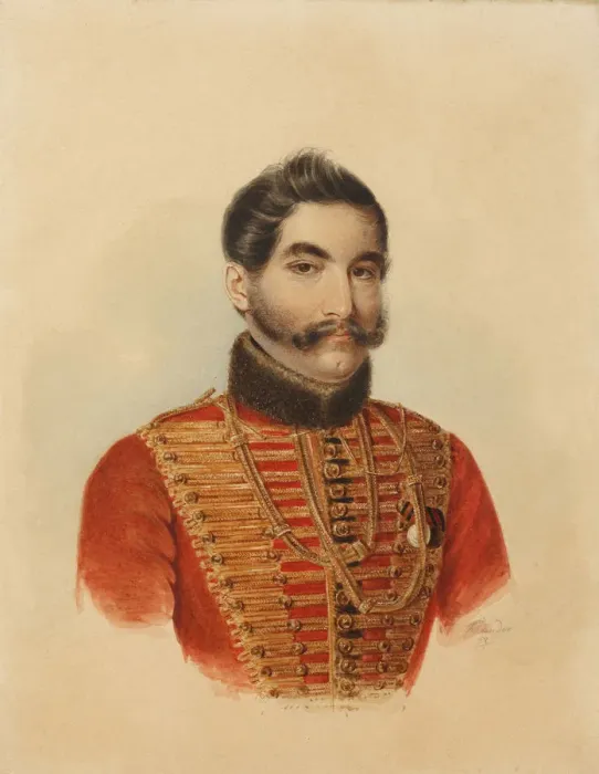 Framed Print : Dmitri Dmitrievich Zasetsky, 1838 Framed Print : Dmitri Dmitrievich Zasetsky, 1838