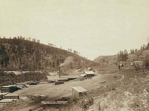 Dobbin's Mills, Black Hills, Dak, 1890. Creator: John C. H. Grabill