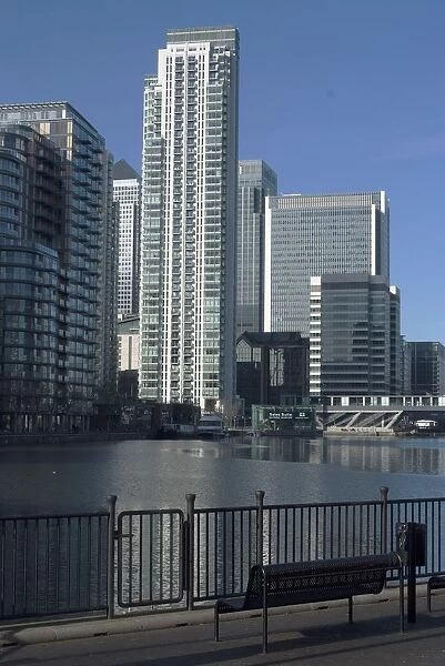 Docklands and Canary Wharf, London, England, UK, 2  /  3  /  10. Creator: Ethel Davies