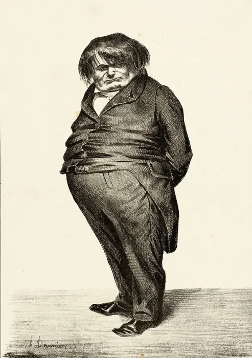Framed Print : Docteur Prunelle, 1833. Creator: Honore Daumier Framed Print : Docteur Prunelle, 1833. Creator: Honore Daumier