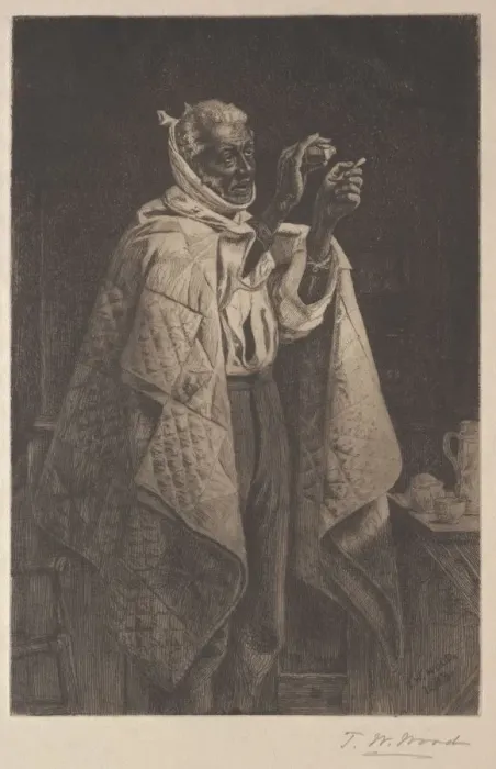Framed Print : His Own Doctor, 1883. Creator: Thomas Waterman Wood (American, 1823-1903) Framed Print : His Own Doctor, 1883. Creator: Thomas Waterman Wood (American, 1823-1903)