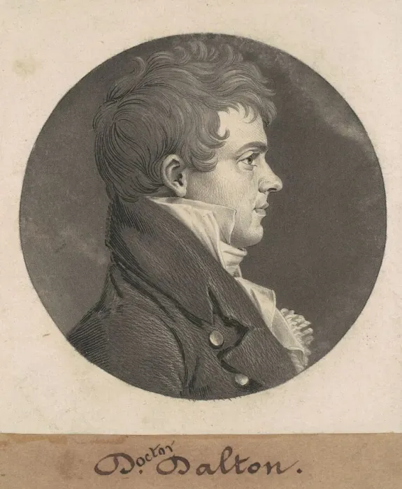 Framed Print : Doctor Dalton, 1809. Creator: Charles Balthazar Julien Fevret de Saint-Memin