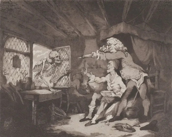 Framed Print : The Doctor Dismissing Death, September 15, 1785. September 15, 1785 Framed Print : The Doctor Dismissing Death, September 15, 1785. September 15, 1785