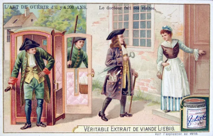 Framed Print : The doctor makes his visits, c1900 Framed Print : The doctor makes his visits, c1900