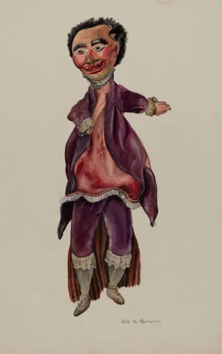 Framed Print : The Doctor Marionette, c. 1937. Creator: Ruth Abrams Framed Print : The Doctor Marionette, c. 1937. Creator: Ruth Abrams