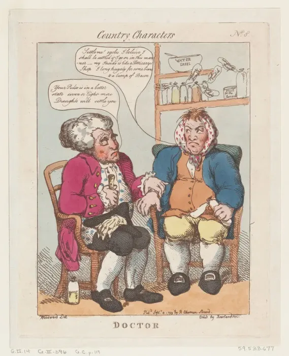 Framed Print : Doctor, September 10, 1799. September 10, 1799. Creator: Thomas Rowlandson Framed Print : Doctor, September 10, 1799. September 10, 1799. Creator: Thomas Rowlandson