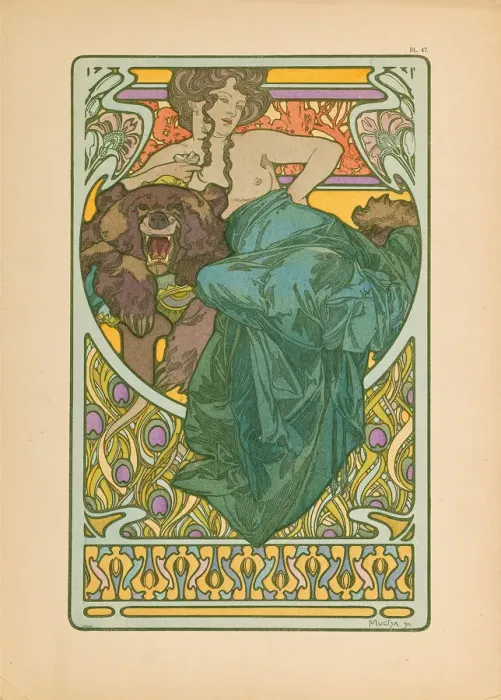 Framed Print : Documents Decoratifs, 1902. Creator: Mucha, Alfons Marie (1860-1939) Framed Print : Documents Decoratifs, 1902. Creator: Mucha, Alfons Marie (1860-1939)