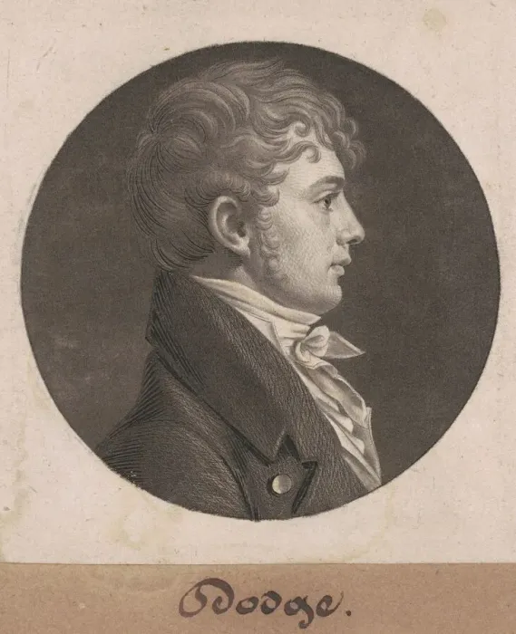 Framed Print : Dodge, 1804. Creator: Charles Balthazar Julien Fevret de Saint-Memin Framed Print : Dodge, 1804. Creator: Charles Balthazar Julien Fevret de Saint-Memin