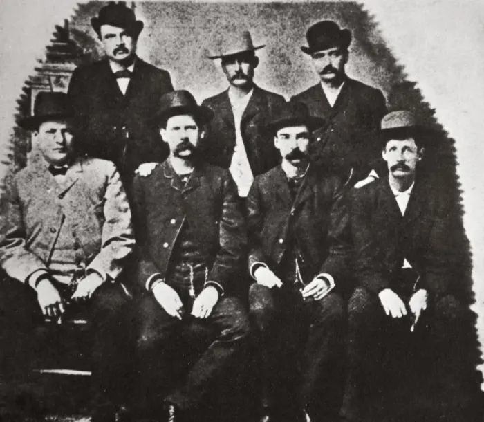 Framed Print : The Dodge City Peace Commission, Kansas, USA, June 1883 Framed Print : The Dodge City Peace Commission, Kansas, USA, June 1883