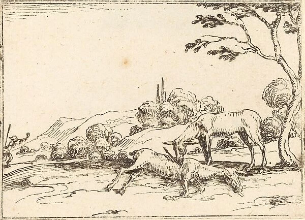Doe Mourning her Foal. Creator: Jacques Callot