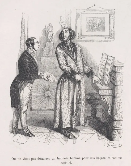 Framed Print : One does not bother an honest man with trifles like this