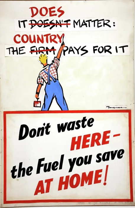 Framed Print : It doesn't (does) matter the firm (country) pays for it, WWII poster, between 1939 and 1946 Framed Print : It doesn't (does) matter the firm (country) pays for it, WWII poster, between 1939 and 1946
