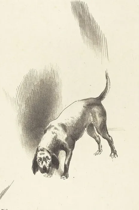 Framed Print : The Dog, 1896. Creator: Odilon Redon Framed Print : The Dog, 1896. Creator: Odilon Redon