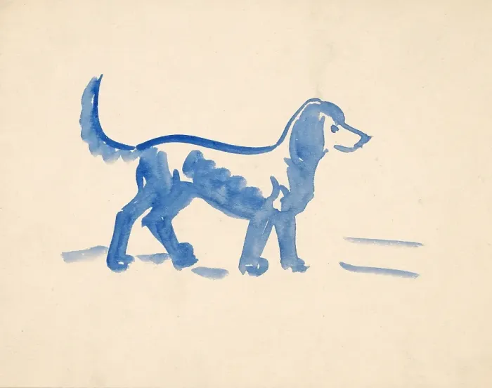 Framed Print : Dog, 1935-1940. Creator: Arnold Peter Weisz-Kubincan Framed Print : Dog, 1935-1940. Creator: Arnold Peter Weisz-Kubincan