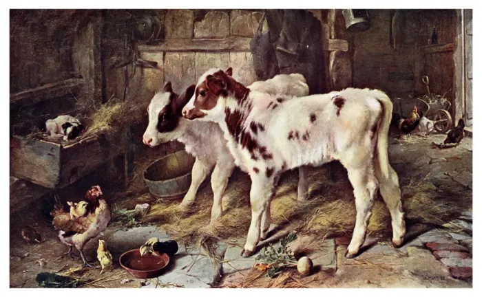 Framed Print : The Dog in the Manger, 1885 (1901) Framed Print : The Dog in the Manger, 1885 (1901)