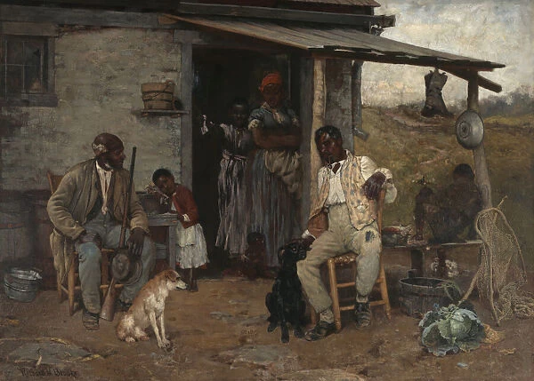 A Dog Swap, 1881. Creator: Richard Norris Brooke