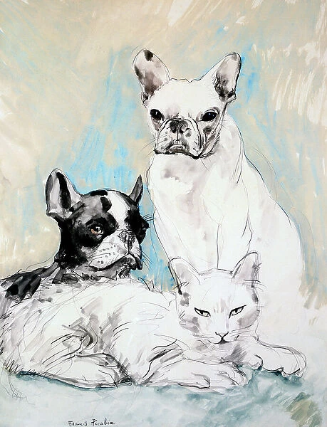 'Dogs and Cats', c1920. Creator: Francis Picabia