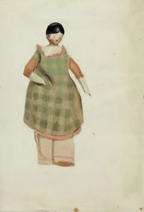 Framed Print : Doll, 1935 / 1942. Creator: Kapousouz Framed Print : Doll, 1935 / 1942. Creator: Kapousouz