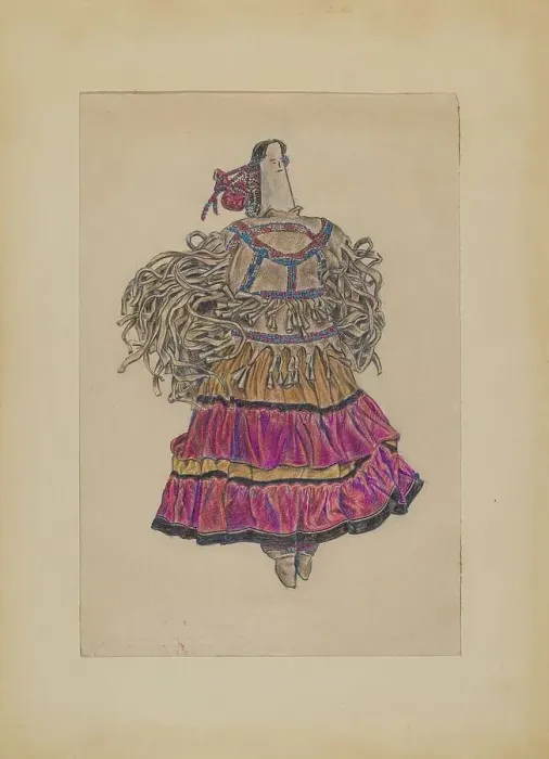 Framed Print : Doll, 1935 / 1942. Creator: Melita Hofmann Framed Print : Doll, 1935 / 1942. Creator: Melita Hofmann