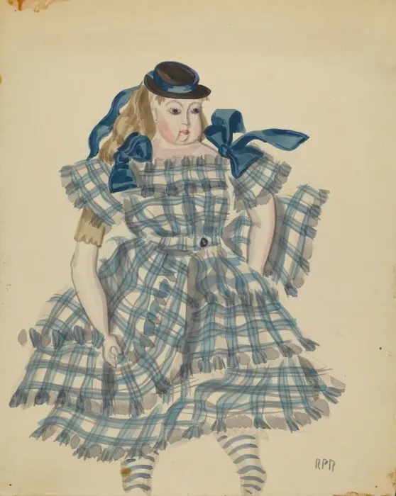 Framed Print : Doll, 1935 / 1942. Creator: Raoul Du Bois Framed Print : Doll, 1935 / 1942. Creator: Raoul Du Bois